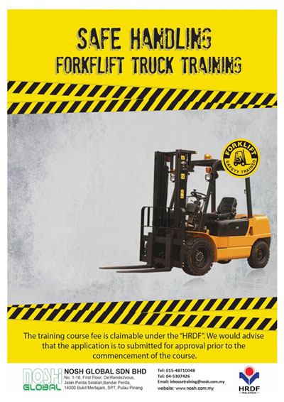 Nosh Global Sdn Bhd - SAFE HANDLING FORKLIFT TRUCK TRAINING